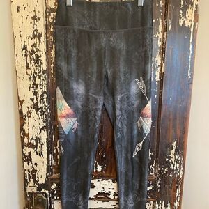 EUC Evolution and Creation Arrow Aztec leggings.
